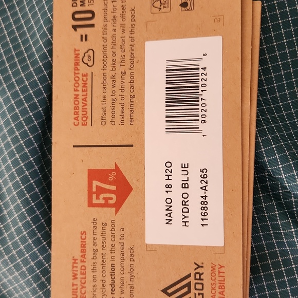 NWT Gregory Nano 18L H2O Backpack - Picture 5 of 5